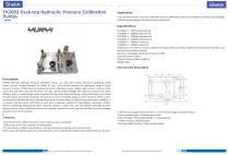 Hydraulic pressure calibration pump XY2003 - 2