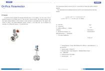 Orifice flow meter - 2