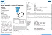 Piezoresistive level transmitter YLT328 - 2