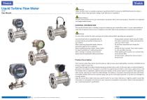 Turbine flow meter YFT - 2