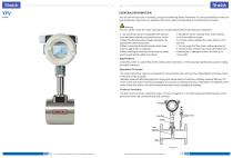 Vortex flow meter YFV - 2