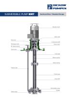 SUBMERSIBLE PUMP WITH MAGNETIC COUPLING  NMT+SPECIAL DESIGN FOR ZONE 0-3