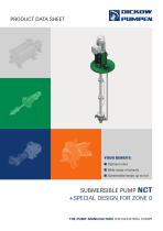 SUBMERSIBLE PUMP NCT + SPECIAL DESIGN FOR ZONE 0
