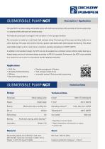 SUBMERSIBLE PUMP NCT + SPECIAL DESIGN FOR ZONE 0-2