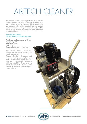 AirTech 12”SL - WTE Srl - PDF Catalogs | Technical Documentation | Brochure