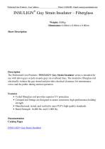 INSULIGN® Guy Strain  Insulator - Fiberglass-1