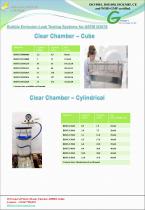 Bubble Emission Leak Test Chamber - 2