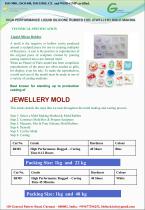 High Performance Liquid Silicone Rubber for Jewellery Mold Making - 1