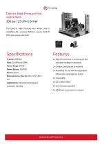 Electric High Pressure Hot water Skid-1