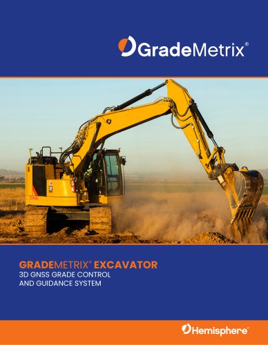 GRADEMETRIX&reg; EXCAVATOR