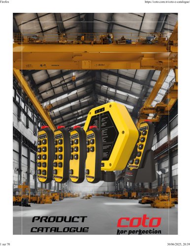 All Coto catalogs and technical brochures