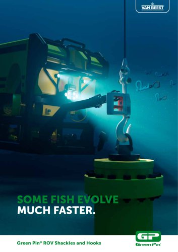 Green Pin&reg; ROV Shackles and Hooks