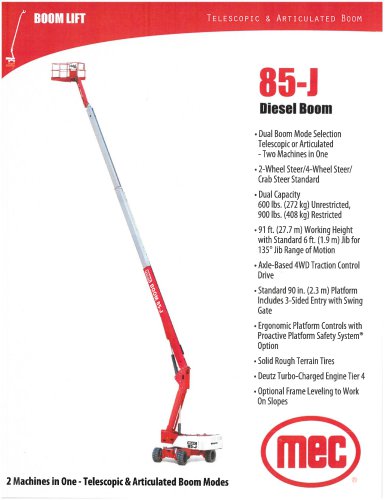 DualReach&reg; 85-J Diesel