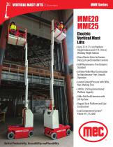 MME20  MME25  Electric  Vertical Mast  Lifts-1