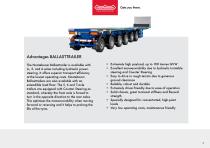 BALLASTTRAILER FLATBED TRAILER FOR TRANSPORTING CRANE PARTS-3