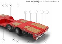 Nooteboom Extendible Semi low-loader with wheelwells-5