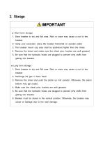 Hydraulic Breaker Operation Manual & Parts List-6