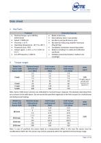 Instruction manual and data sheet Torque Sensor Series 2000-11