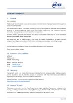 Instruction manual and data sheet Torque Sensor Series 3000-5