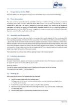 Instruction manual and data sheet Torque Sensor Series 4000-8