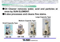 Oil Cleaner for Hydraulic Systems - 14