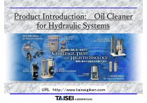 Oil Cleaner for Hydraulic Systems - 1