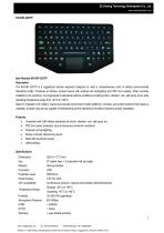 SZ KEHANG Industrial Silicone Keyboard KH-K87-283TP 