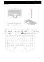 SZ KEHANG Industrial Silicone Keyboard KH-K87-283TP -2