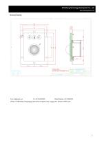 SZ KEHANG Panel Mount Stainless Steel Trackball KH-M45-80-2