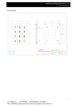 SZ KEHANG Waterproof Industrial Metal Keypad KH-AE93-12-2