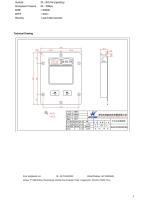 Z KEHANG Explosion-Proof  Panel-Mounted Touchpad Mouse KHExMV3(-105TP) Specification-2