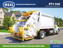 Heil PT1100 Rear Load Garbage Truck Brochure - 1