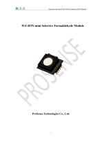 WZ-H3N-mini Selective Formaldehyde Module-1