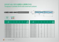 Tungsten Carbide Drill With Internal Coolant Series-12