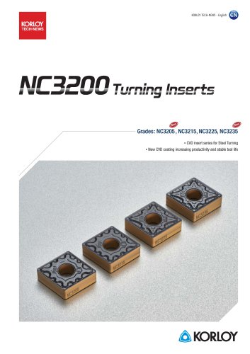 NC3200 Turning Inserts