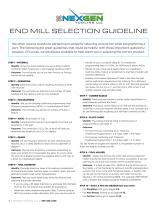 END MILL SELECTION GUIDELINE - 1