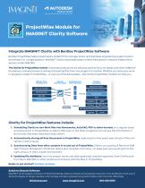 ProjectWise Module for IMAGINIT clarity software - 1
