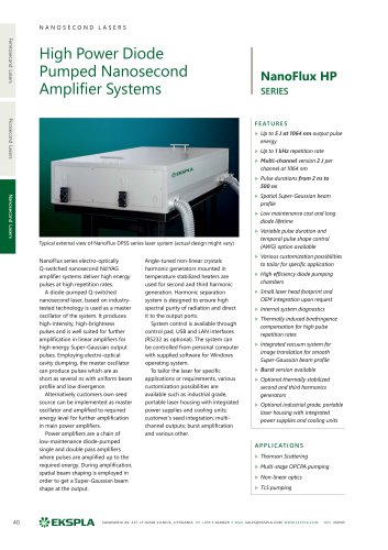 NanoFlux HP series