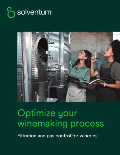 Filtration and gas control for wineries
