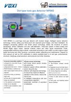 Dot type toxic gas detector MP840-1