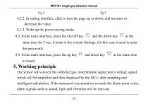 MaiYa MST101 single gas detector manual-14