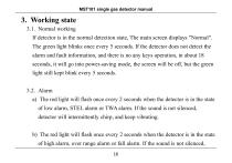 MaiYa MST101 single gas detector manual-18