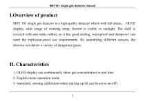 MaiYa MST101 single gas detector manual-3