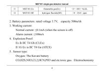 MaiYa MST101 single gas detector manual-6