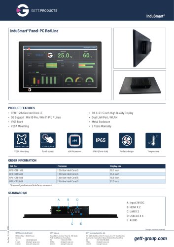 InduSmart Panel-PC RedLine