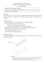 Square groove insertion type AFU-3836 Series-1