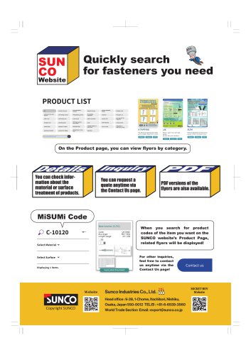 Quickly search for fasteners you need