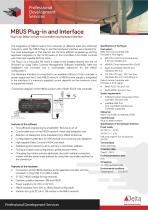 MBUS Plug-in and Interface-1