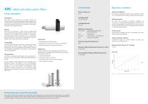 ARC rolled activated carbon filters - 2