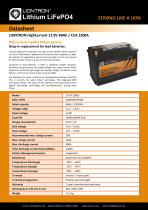 LIONTRON HighCurrent 12.8V 80Ah / CCA 1200A-1